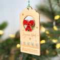 Charger l'image dans la visionneuse de la galerie, Etiquette chaussette de Noël en bois 🍭 SUCRE D'ORGE 🍭