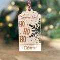 Charger l'image dans la visionneuse de la galerie, Etiquettes cadeaux en bois 🎅 HoHoHo 🎅