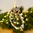 Charger l'image dans la visionneuse de la galerie, Boule de Noël Couronne de Gui transparente 🌿