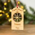 Charger l'image dans la visionneuse de la galerie, Etiquettes cadeaux en bois ❄️ FLOCON ❄️