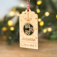 Charger l'image dans la visionneuse de la galerie, Etiquettes cadeaux en bois 🎄 Boules 🎄