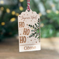 Charger l'image dans la visionneuse de la galerie, Etiquettes cadeaux en bois 🎅 HoHoHo 🎅